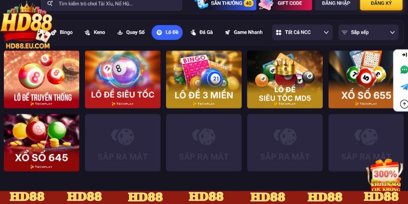 Lô đề trực tuyến nhiều hình thức cược độc đáo